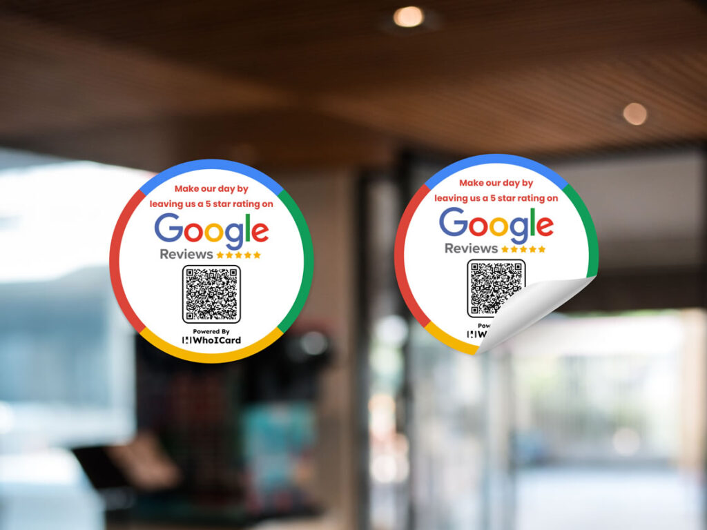 Personalized Google Review NFC Sticker