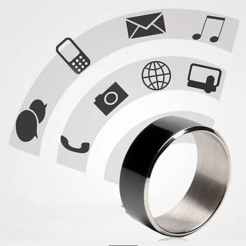 Smart Ring, NFC Multi-Function Smart Rings Magic Wearable Device Universal for Mobile Phone, Connecte to The Mobile Phone Function Operation and Sharing of Data(7in) 6