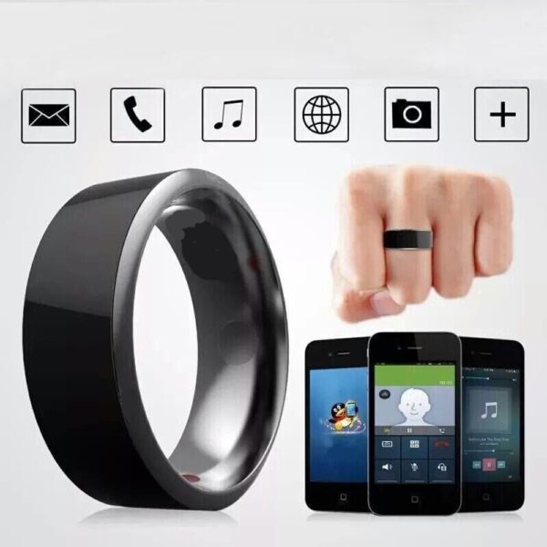 Smart Ring, NFC Multi-Function Smart Rings Magic Wearable Device Universal for Mobile Phone, Connecte to The Mobile Phone Function Operation and Sharing of Data(7in) 6