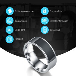 Smart Ring, NFC Multi-Function Smart Rings Magic Wearable Device Universal for Mobile Phone, Connecte to The Mobile Phone Function Operation and Sharing of Data(7in) 6