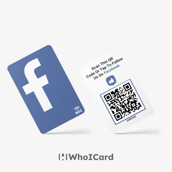 Facebook NFC & QR Card