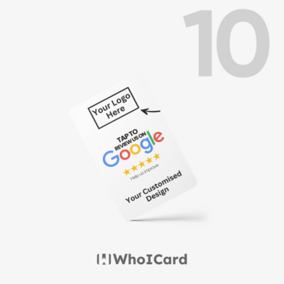 whoicard - google-review-nfc-card-pack-of-10-cards - vadodara, rajkot, surat, ahmedabad, gujarat, delhi, mumbai, bengaluru, pune, india, google review card free, google review nfc card india, Google review nfc card android, Google review nfc card iphone, Google review nfc card app, nfc review card, google review card price, google review card design.