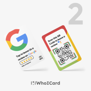 whoicard - google-review-nfc-card-pack-of-2-cards - vadodara, rajkot, surat, ahmedabad, gujarat, delhi, mumbai, bengaluru, pune, india, google review card free, google review nfc card india, Google review nfc card android, Google review nfc card iphone, Google review nfc card app, nfc review card, google review card price, google review card design.