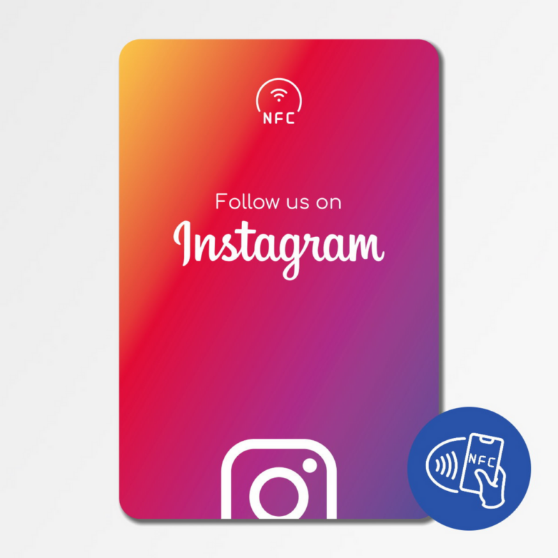 Instagram NFC & QR Card - Image 2