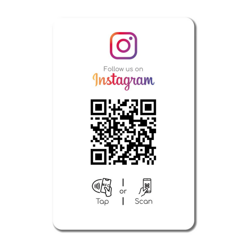 Instagram NFC & QR Card - Image 3