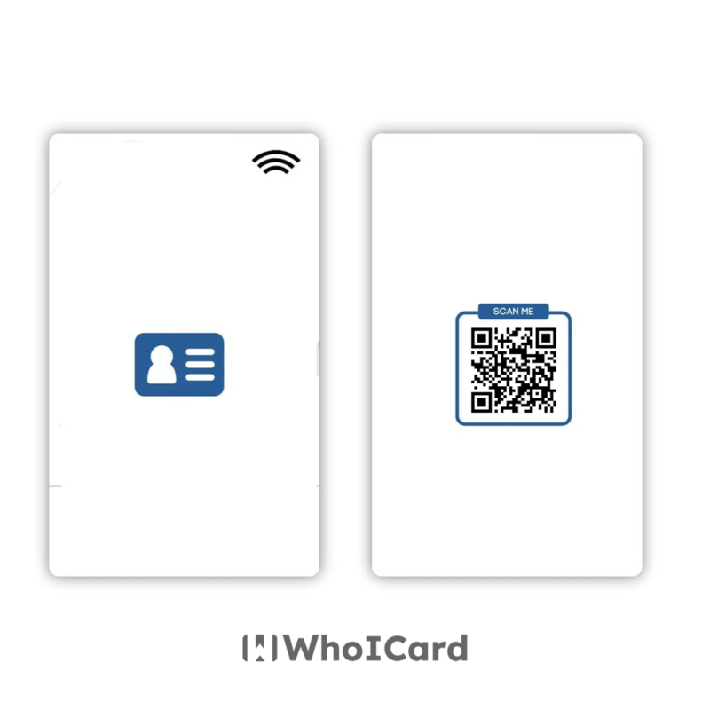 Business card NFC and QR enabled, Share contact with Tap or Scan, Premium Digital business card | Contact Card