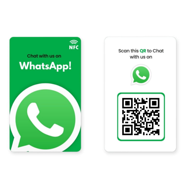 WhatsApp NFC & QR Business Card - Image 3