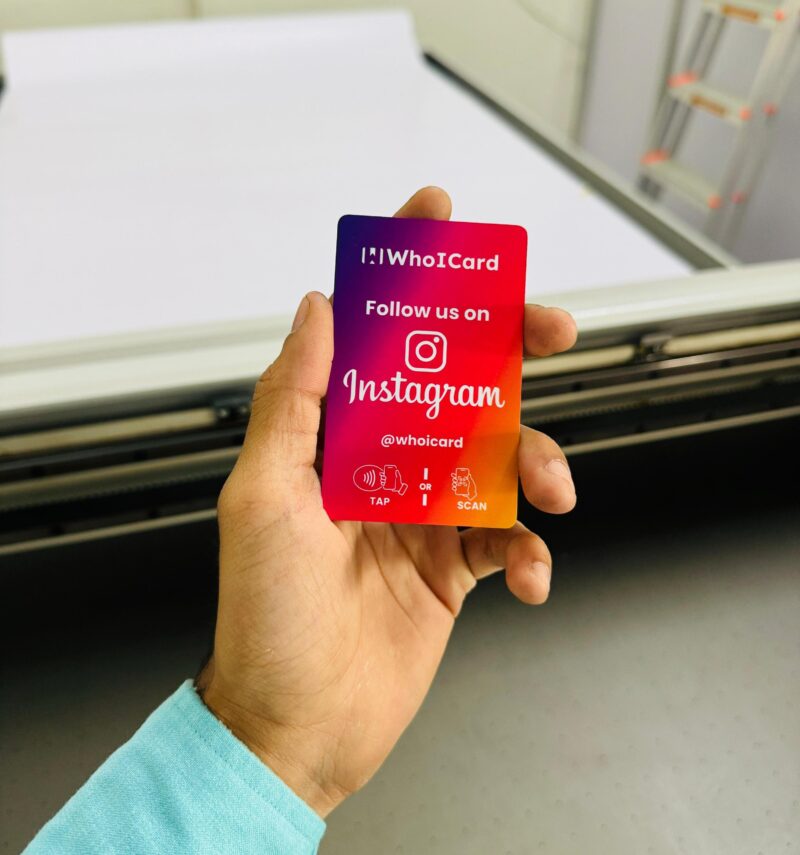 whoicard - Instagram Influencer NFC Card - vadodara, rajkot, surat, ahmedabad, gujarat, delhi, mumbai, bengaluru, pune, india.