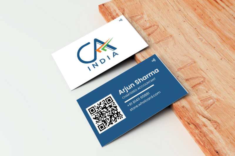 Professional Smart NFC & QR Business Visiting Card for CA - Image 2