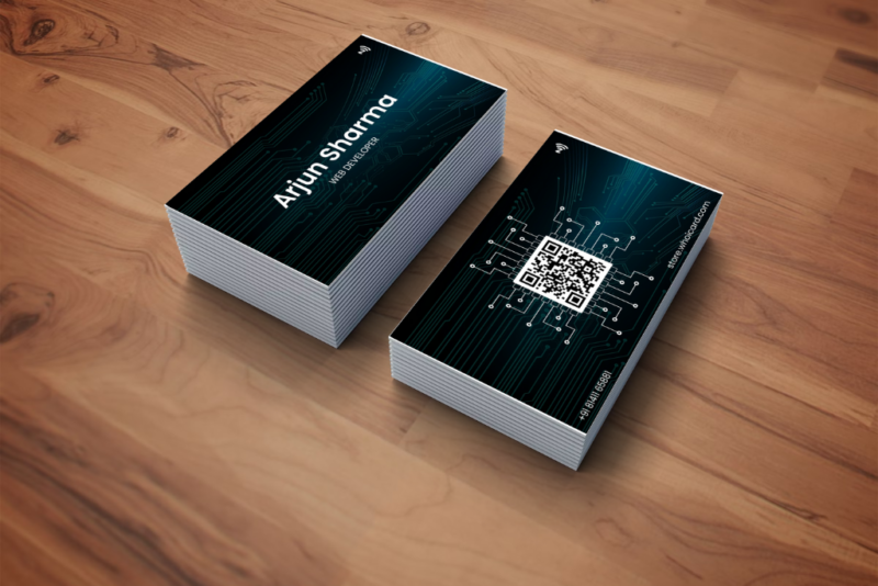 IT Professional -   NFC & QR Business Visiting Card - Image 2