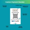 upi qr standee, qr code payment standee, upi payment standee, qr code standee for shop, digital payment standee, customized upi standee, branded qr code standee, payment display standee, table top upi qr standee, shop payment qr code stand, upi qr code display, qr payment board, qr code shop standee, customized payment standee, mobile payment qr stand, cashless payment qr standee, upi display stand for shop, restaurant payment qr standee, cafe table qr standee, upi qr sign board