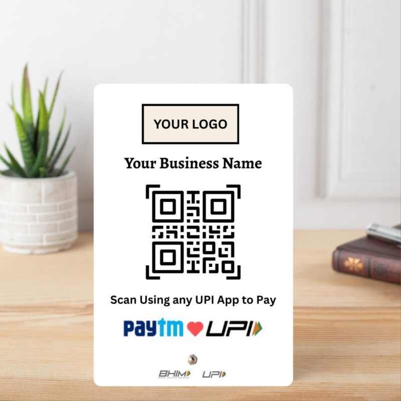upi qr standee, qr code payment standee, upi payment standee, qr code standee for shop, digital payment standee, customized upi standee, branded qr code standee, payment display standee, table top upi qr standee, shop payment qr code stand, upi qr code display, qr payment board, qr code shop standee, customized payment standee, mobile payment qr stand, cashless payment qr standee, upi display stand for shop, restaurant payment qr standee, cafe table qr standee, upi qr sign board